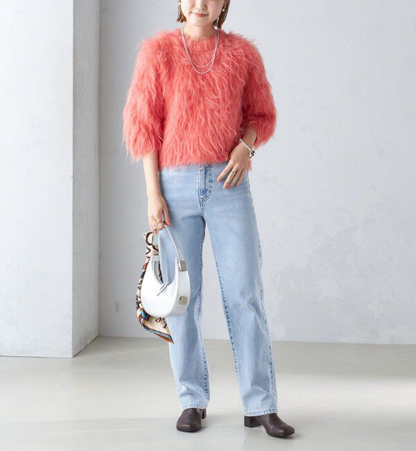 SHIPS for women「〈手洗い可能〉シャギー ファー プルオーバー」|ニット・セーター|