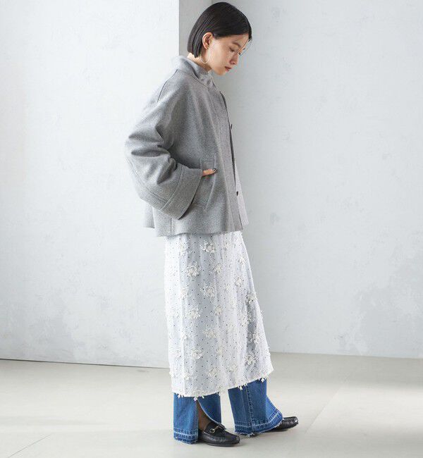 SHIPS for women「【SHIPS別注】crinkle crinkle crinkle:エンブロイダリー ラップ スカート」|スカート|