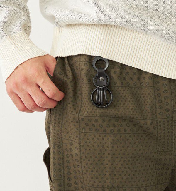 SHIPS Colors 「SHIPS Colors:キーリング◇」|チャーム・キーホルダー|ブラック