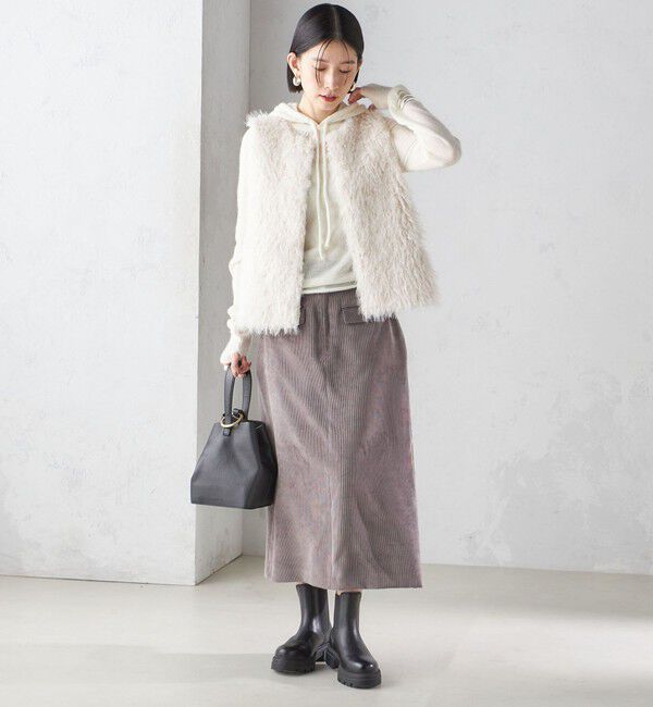 SHIPS for women「〈洗濯機可能〉コーデュロイ セミフレア スカート」|スカート|