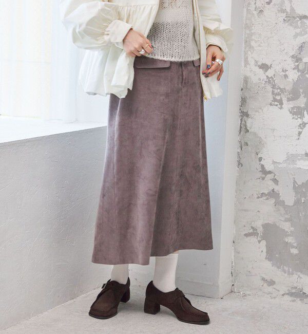 SHIPS for women「〈洗濯機可能〉コーデュロイ セミフレア スカート」|スカート|