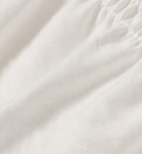 SHIPS for women「〈洗濯機可能〉シャーリング ネック 長袖 ブラウス」|シャツ・ブラウス|