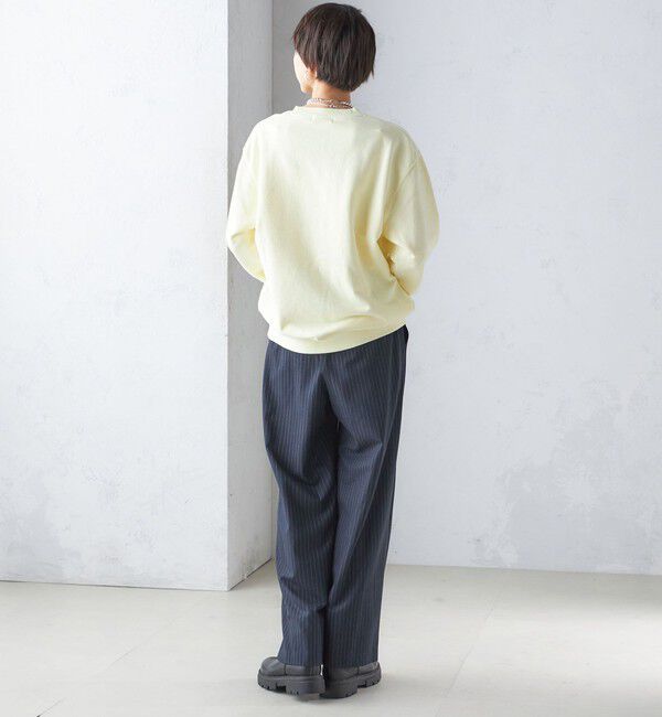 SHIPS for women「〈手洗い可能〉両面起毛 ドロスト パンツ（ネイビー）」|その他|