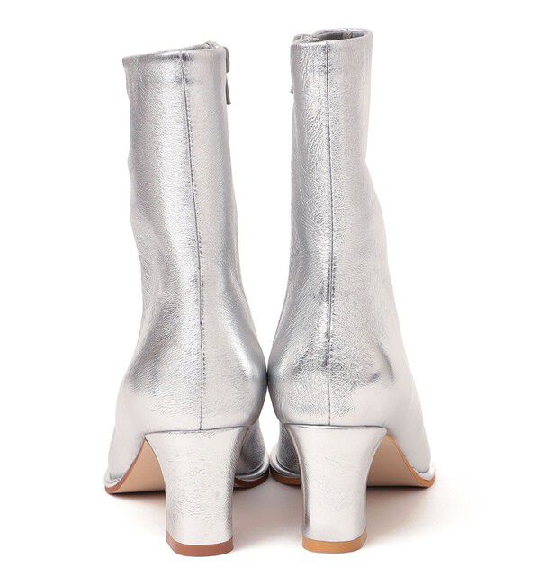 SHIPS for women「ラム レザー ストレッチ ショート ブーツ」|ショートブーツ|