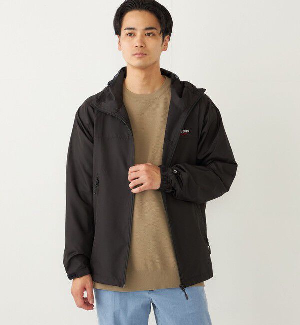 SHIPS Colors 「【SHIPS Colors別注】FIRST DOWN: 〈洗濯機可能〉ジップ フード ブルゾン」|ブルゾン・スタジャン|