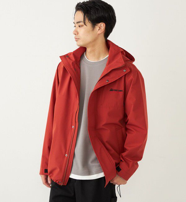 SHIPS Colors 「【SHIPS Colors別注】FIRST DOWN: 〈洗濯機可能〉ジップ フード ブルゾン」|ブルゾン・スタジャン|
