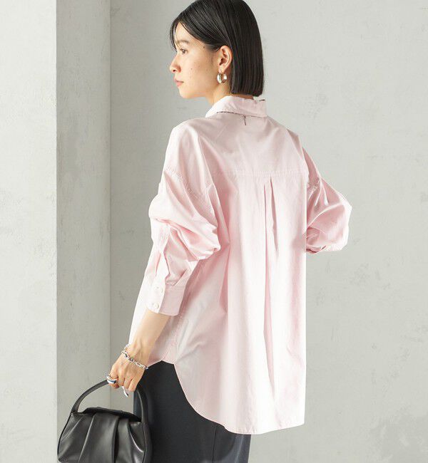 SHIPS for women「〈洗濯機可能〉ピン オックス 刺繍 シャツ」|シャツ・ブラウス|