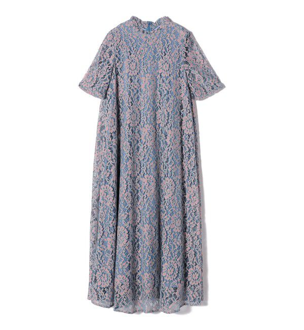 SHIPS for women「〈結婚式・パーティ〉kaene:パイピング レース Aライン ワンピース」|ワンピース|