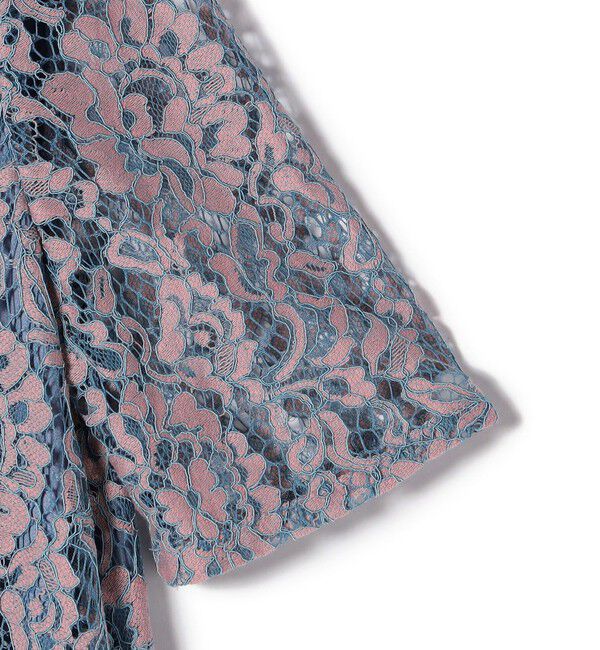 SHIPS for women「〈結婚式・パーティ〉kaene:パイピング レース Aライン ワンピース」|ワンピース|