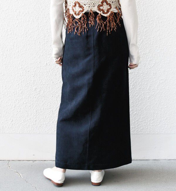 SHIPS for women「ポリエステルスエード ポケット スカート」|スカート|