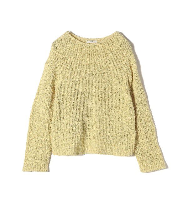 SHIPS for women「〈手洗い可能〉ループヤーン ボートネック プルオーバー」|ニット・セーター|