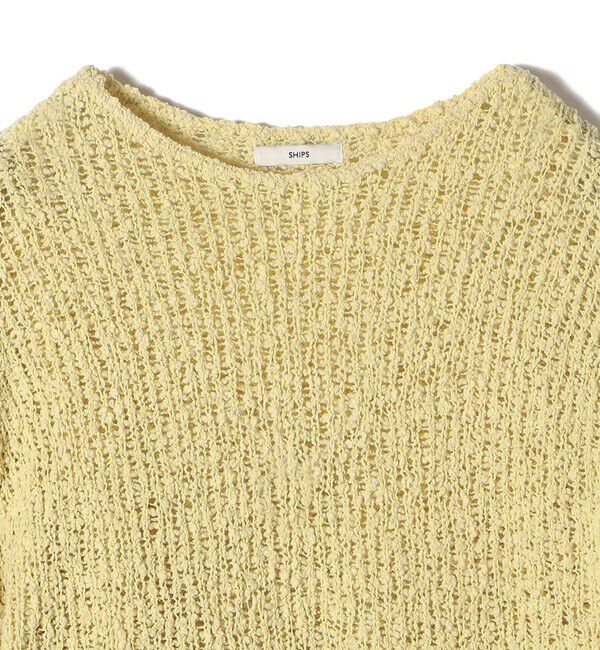 SHIPS for women「〈手洗い可能〉ループヤーン ボートネック プルオーバー」|ニット・セーター|