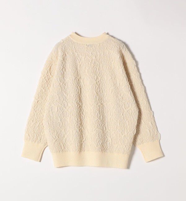 SHIPS any「《一部追加予約》SHIPS any:〈手洗い可能〉ジャカード バンピー クルーネック プルオーバー」|ニット・セーター|