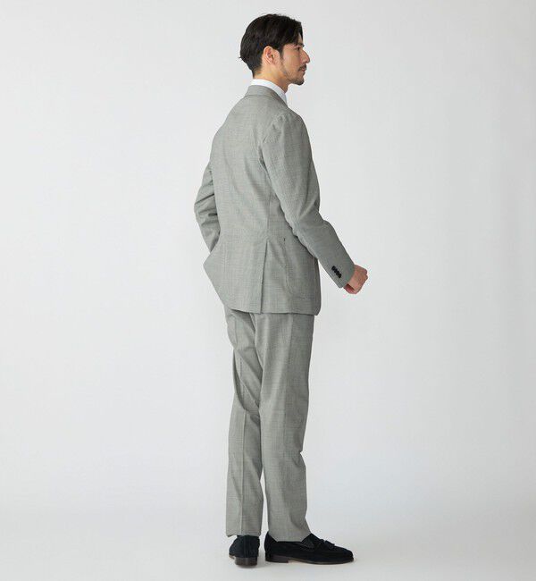 SHIPS「SHIPS:〈セットアップ対応〉ウォッシャブル セットアップ ハウンドトゥース ジャケット」|テーラードジャケット|