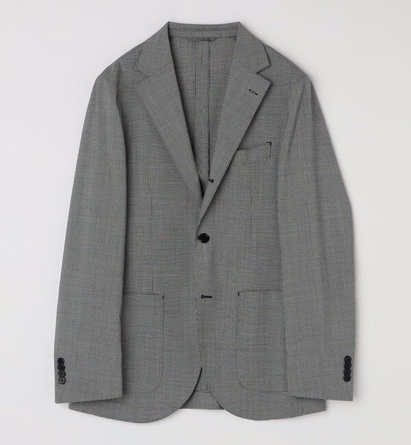 SHIPS「SHIPS:〈セットアップ対応〉ウォッシャブル セットアップ ハウンドトゥース ジャケット」|テーラードジャケット|