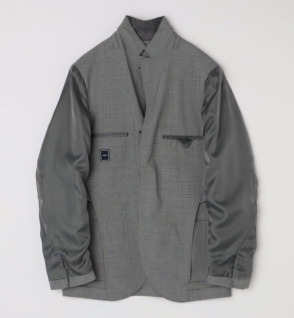 SHIPS「SHIPS:〈セットアップ対応〉ウォッシャブル セットアップ ハウンドトゥース ジャケット」|テーラードジャケット|