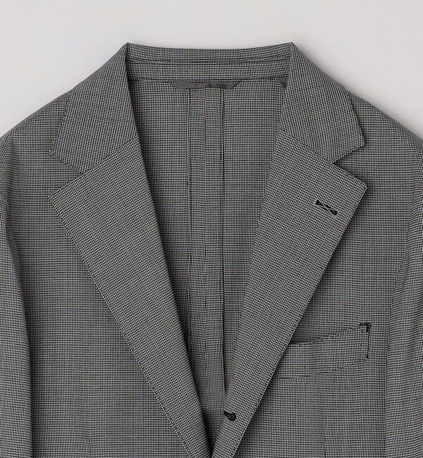 SHIPS「SHIPS:〈セットアップ対応〉ウォッシャブル セットアップ ハウンドトゥース ジャケット」|テーラードジャケット|