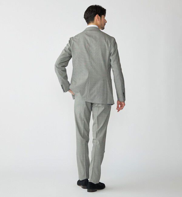 SHIPS「SHIPS:〈セットアップ対応〉ウォッシャブル セットアップ ハウンドトゥース ジャケット」|テーラードジャケット|