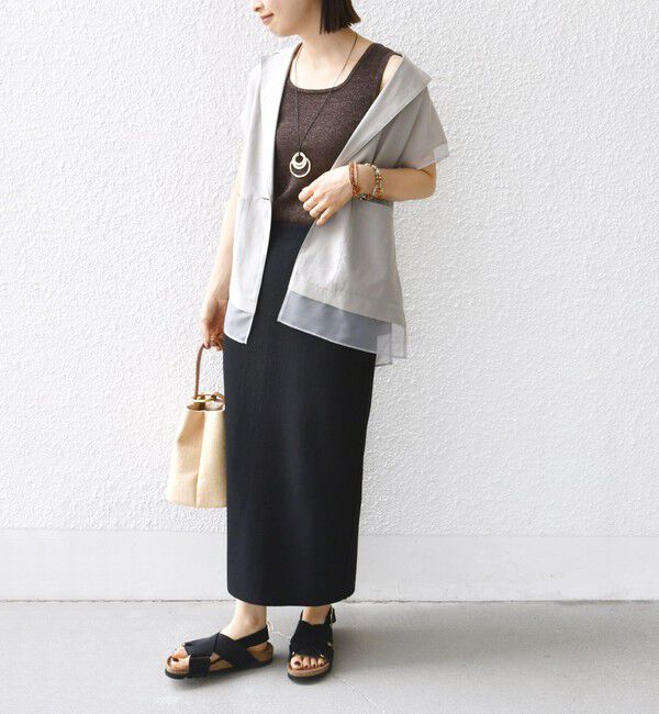 SHIPS for women「〈洗濯機可能〉2WAY ラメ タンクトップ」|タンクトップ|