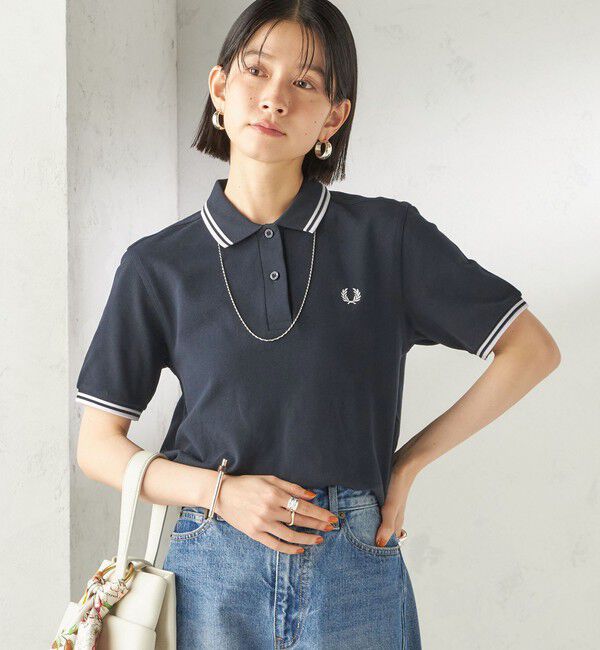 SHIPS for women「FRED PERRY:G3600 TWIN TIPPED SHIRTS」|ポロシャツ|
