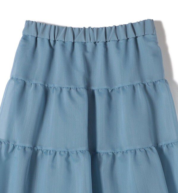 SHIPS for women「オーガンジー ティアード スカート」|スカート|