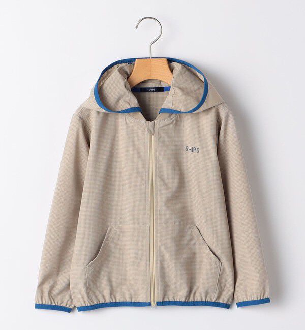 SHIPS KIDS「SHIPS KIDS:100～130cm /〈UVカット〉ジップ パーカ」|パーカー|
