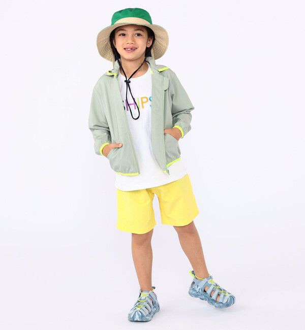 SHIPS KIDS「SHIPS KIDS:100～130cm /〈UVカット〉ジップ パーカ」|パーカー|