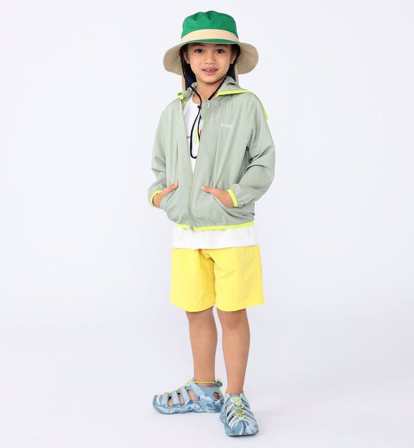 SHIPS KIDS「SHIPS KIDS:100～130cm /〈UVカット〉ジップ パーカ」|パーカー|