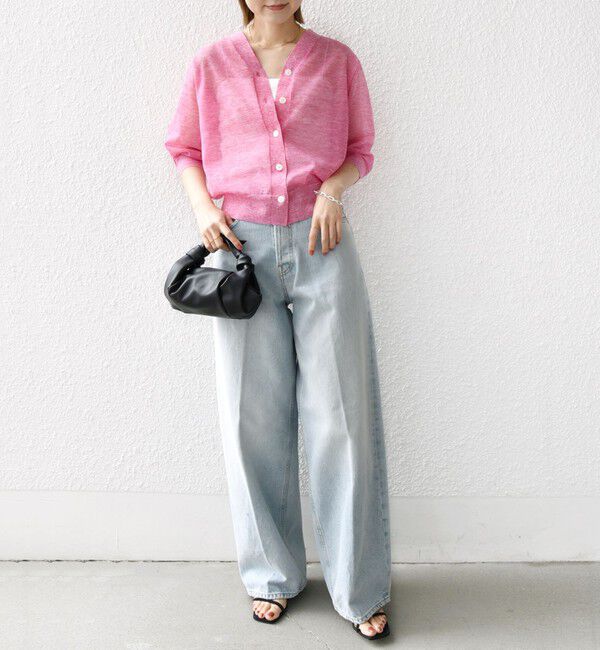 SHIPS for women「〈手洗い可能〉ラミー混 シアー カーディガン」|カーディガン|