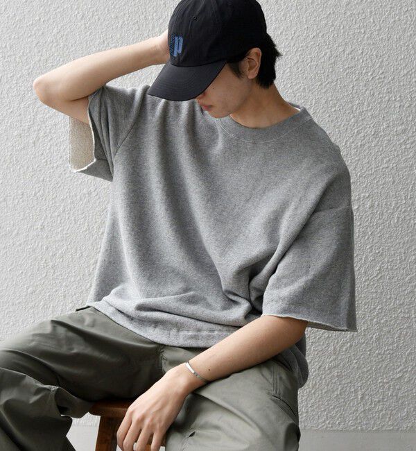 SHIPS any「SHIPS any: ドライタッチ 吊り裏毛 ヴィンテージライク スウェット Tシャツ◇」|Tシャツ・カットソー|