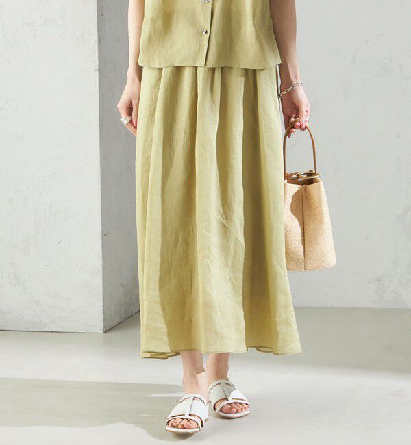 SHIPS for women「〈手洗い可能〉ラミー 4 ウエスト シャーリング スカート」|スカート|