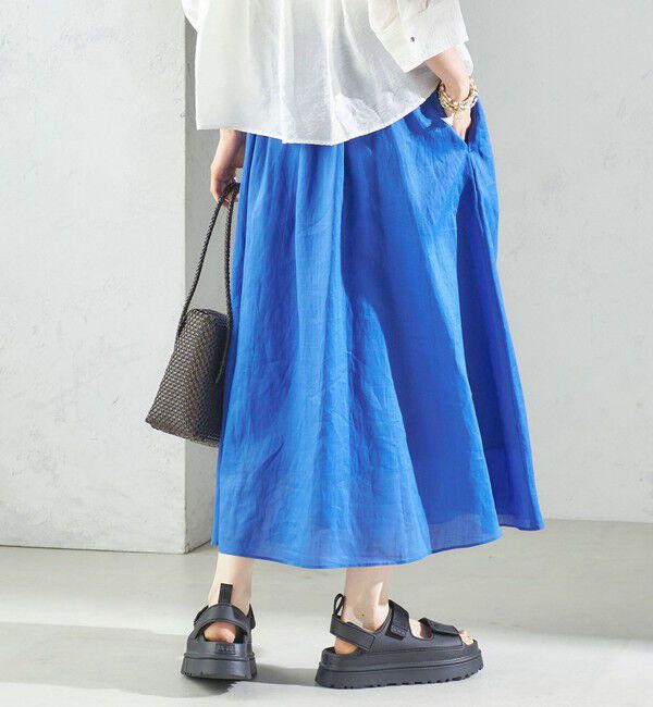 SHIPS for women「〈手洗い可能〉ラミー 4 ウエスト シャーリング スカート」|スカート|