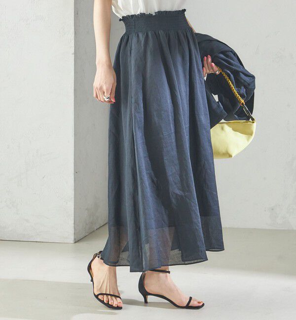 SHIPS for women「〈手洗い可能〉ラミー 4 ウエスト シャーリング スカート」|スカート|