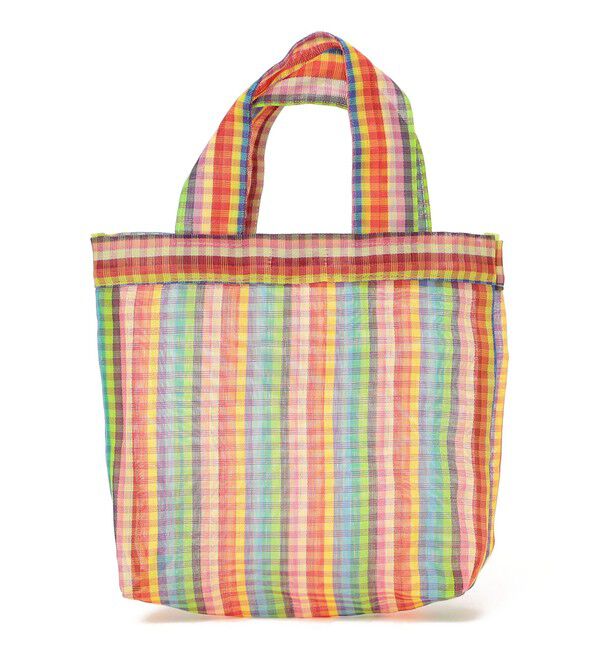 SHIPS KIDS「Diminutivo:メッシュ メルカード ストライプ ギンガム トートバッグ」|トートバッグ|