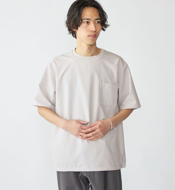 SHIPS「SHIPS: AirShade ショートスリーブ Tシャツ」|Tシャツ・カットソー|ベージュ