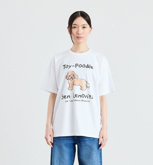 SHIPS「【City Ambient Products別注】Ben Lenovitz: DOG CAT Tシャツ」|Tシャツ・カットソー|