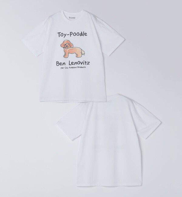 SHIPS「【City Ambient Products別注】Ben Lenovitz: DOG CAT Tシャツ」|Tシャツ・カットソー|
