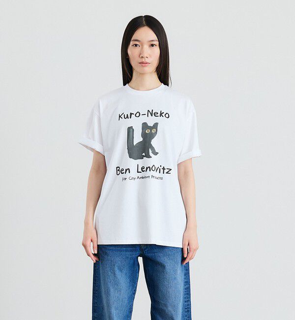 SHIPS「【City Ambient Products別注】Ben Lenovitz: DOG CAT Tシャツ」|Tシャツ・カットソー|
