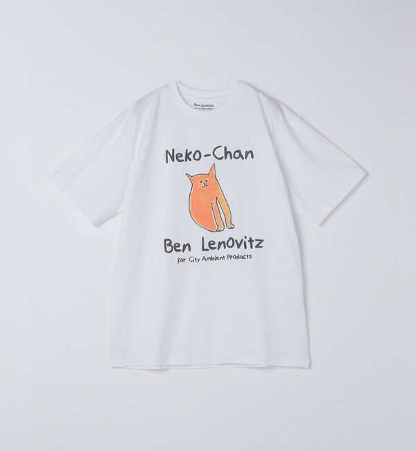 SHIPS「【City Ambient Products別注】Ben Lenovitz: DOG CAT Tシャツ」|Tシャツ・カットソー|