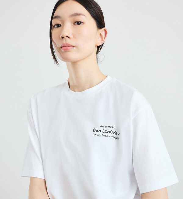 SHIPS「【City Ambient Products別注】Ben Lenovitz: DOG CAT Tシャツ」|Tシャツ・カットソー|