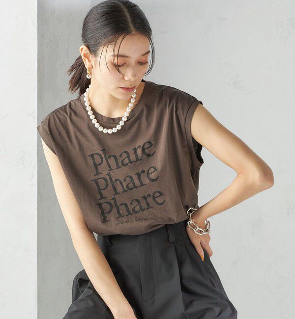 SHIPS for women「プラチナ ヴェール フレンチ スリーブ TEE」|Tシャツ・カットソー|