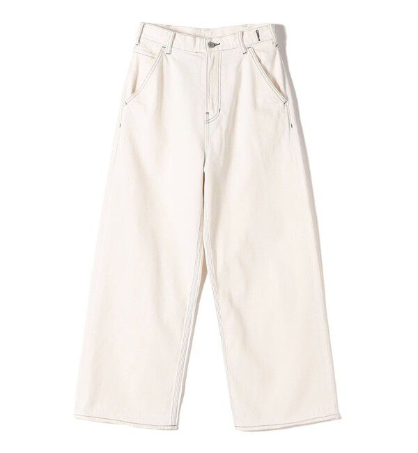 SHIPS for women「SHIPS Primary Navy Label:11oz WHITE SELVAGE DENIM」|デニム|オフホワイト