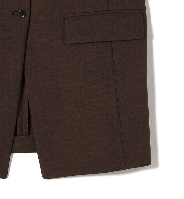 SHIPS for women「〈手洗い可能〉ハイカウント ダブルクロス ジレ」|ベスト・ジレ|