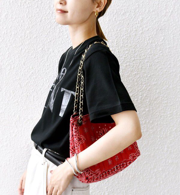 SHIPS for women「【WEB限定】コットン 天竺 ロゴ プリント TEE」|Tシャツ・カットソー|