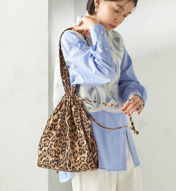 SHIPS for women「2WAY ドローストリング トート バッグ」|トートバッグ|ブラウン