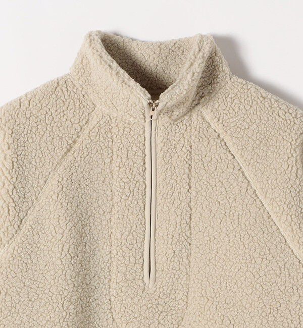 SHIPS any「SHIPS any:〈洗濯機可能〉ボア フリース ハーフジップ プルオーバー」|Tシャツ・カットソー|