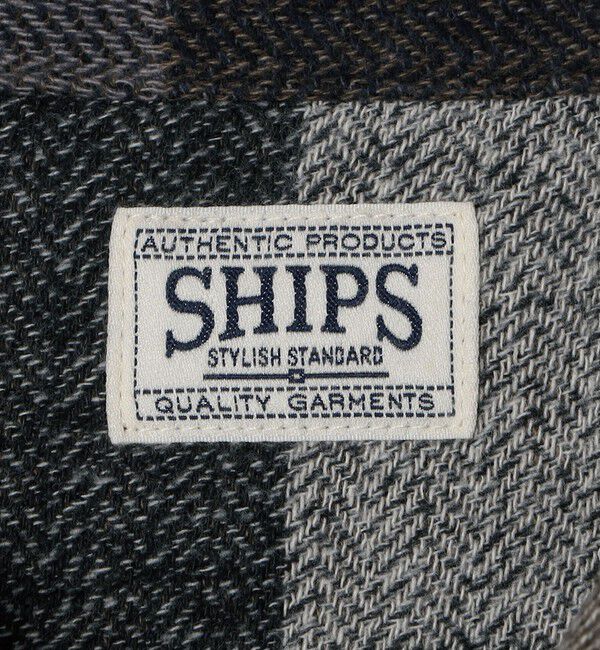 SHIPS「SHIPS: AUTHENTIC コットン ツイード カバー シャツ」|シャツ・ブラウス|