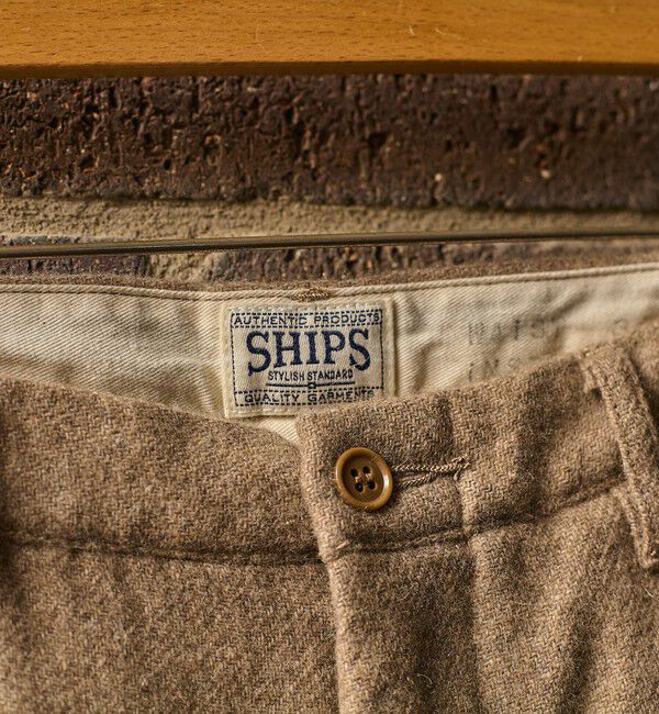 SHIPS「SHIPS: AUTHENTIC ウール チノ パンツ」|チノ|