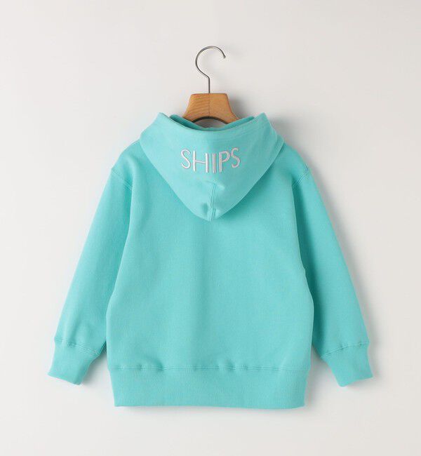 SHIPS KIDS「SHIPS KIDS:100～130cm / ロゴ フード ジップ パーカ」|パーカー|