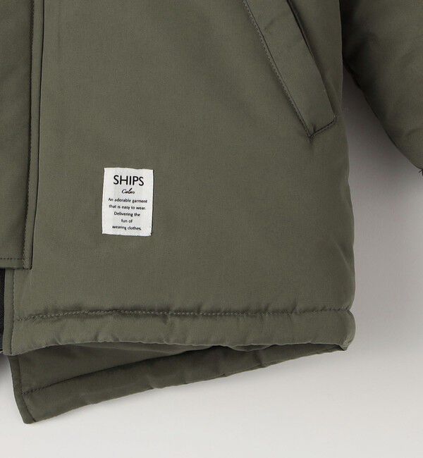 SHIPS Colors 「SHIPS Colors:100～150cm / 〈手洗い可能〉パディング モッズ コート」|ミリタリー・モッズコート|